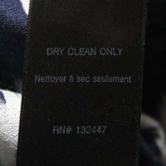 PJK Patterson J Kincaid Blue White Skirt Sz. L - Picture 6 of 6